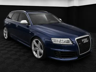 Used Audi RS6 580 HP (426 kW) 2009 Blue Estate