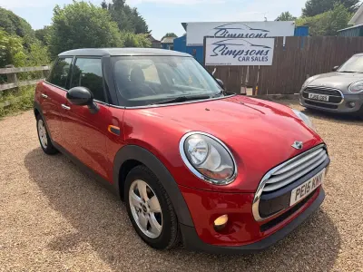 Used Mini Cooper D Hatch 116 HP (85 kW) 2015 Red Hatchback