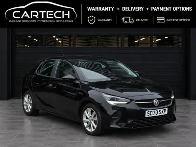 Used Vauxhall Corsa 75 HP (55 kW) 2020 Black Hatchback