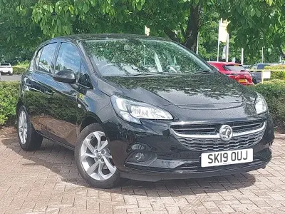 Used Vauxhall Corsa 90 HP (66 kW) 2019 Black Hatchback