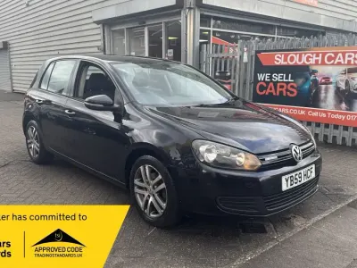 Used VW Golf VI SE 105 HP (77 kW) 2010 Black Hatchback