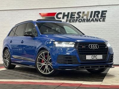 Blue Used 2017 Audi SQ7 Advanced SUV | £37,990 (A bit pricey)