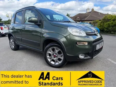 Used Fiat Panda 4x4 85 HP (62 kW) 2013 Green Hatchback