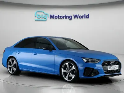 Used Audi A4 Black Edition 201 HP (147 kW) 2020 Blue Sedan