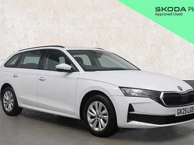 Used Skoda Octavia SE Technology 116 HP (85 kW) 2025 White Estate