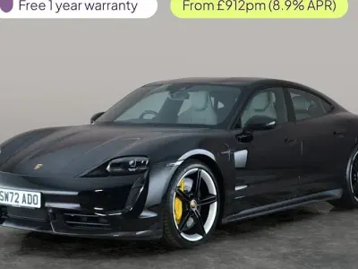 Used Porsche Taycan Performance Package 559 kW (761 HP) 2022 Black Sedan