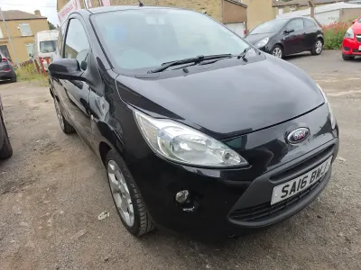 Used Ford Ka Zetec 69 HP (50 kW) 2016 Black Hatchback