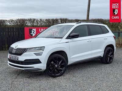 Used Skoda Karoq SportLine 150 HP (110 kW) 2021 White SUV
