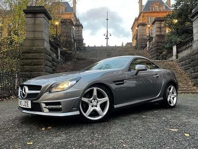 Silver Used 2013 Mercedes SLK200 AMG Cabriolet | £7,980 (Fair price)