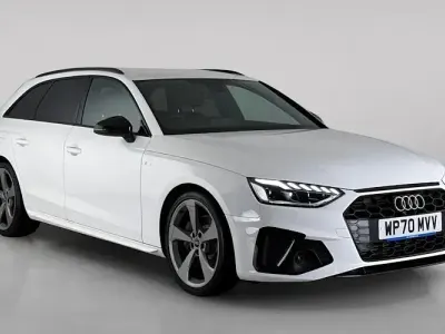 Used Audi A4 Black Edition 204 HP (150 kW) 2021 White Estate