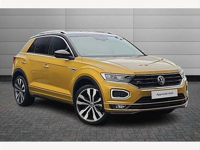 Yellow Used 2020 VW T-Roc R-line SUV | £22,495 (Fair price)