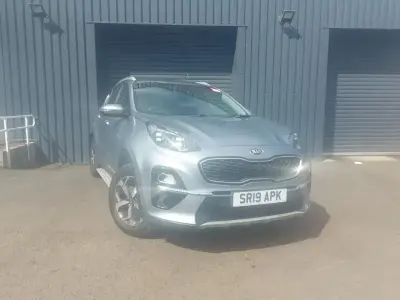 Begagnad Kia Sportage Platinum Edition 2019 Silver SUV