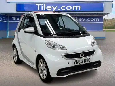 Used Smart ForTwo Cabrio Passion 71 HP (52 kW) 2013 White Cabriolet