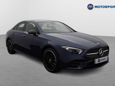 Blue Used 2022 Mercedes A250 AMG Line Premium Plus Sedan | £21,849 (A bit pricey)