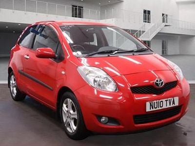 Red Used 2010 Toyota Yaris Hatchback | £2,399 (Good price)