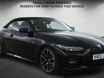 Used BMW 420 Cabriolet M Sport 184 HP (135 kW) 2022 Black Cabriolet