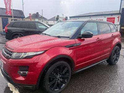 Used Land Rover Range Rover evoque Dynamic 190 HP (139 kW) 2014 Red SUV