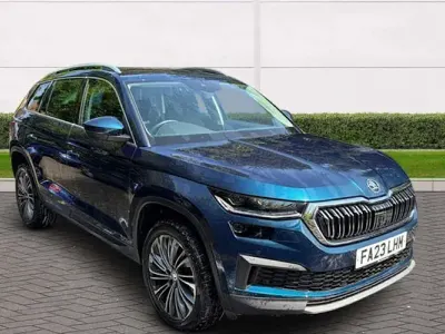 Used Skoda Kodiaq SE L Executive 150 HP (110 kW) 2023 Blue SUV