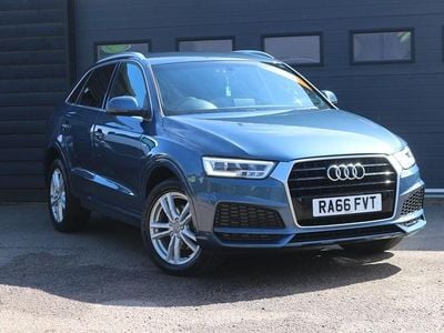 Used Audi Q3 S-Line 150 HP (110 kW) 2017 Blue SUV