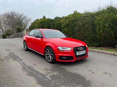 Used Audi A4 Black Edition 170 HP (125 kW) 2015 Red Sedan
