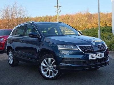 Used Skoda Karoq SE 148 HP (108 kW) 2019 Blue SUV