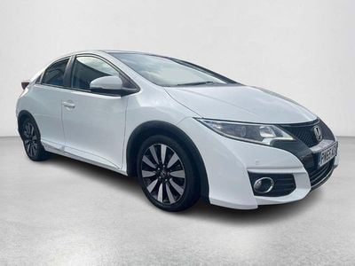White Used 2015 Honda Civic SE Plus Hatchback | £9,140 (Fair price)