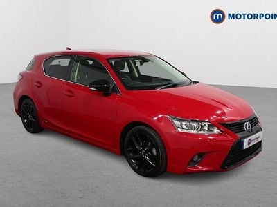 Red Used 2016 Lexus CT200h Sport Line Hatchback | £13,649 (Fair price)