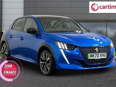 Used Peugeot e-208 GTi 100 kW (136 HP) 2020 Blue Hatchback
