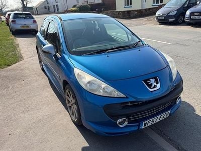 Used Peugeot 207 GTi 175 HP (128 kW) 2007 Blue Hatchback