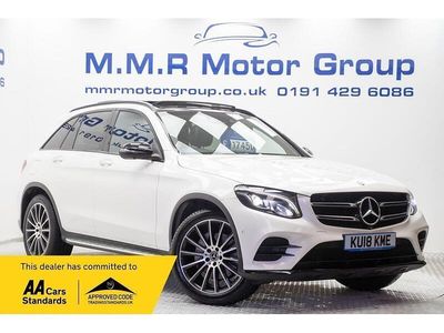 Used Mercedes GLC220 AMG line 2018 White Estate