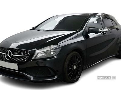 Used Mercedes A200 AMG line 2017 Black Hatchback