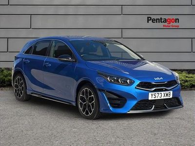 Used Kia Ceed GT-Line 158 HP (116 kW) 2023 Blue Hatchback