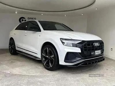 White Used 2021 Audi Q8 Comfort SUV | £36,995 (Good price)