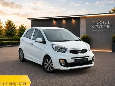 Used Kia Picanto 68 HP (50 kW) 2014 White Hatchback