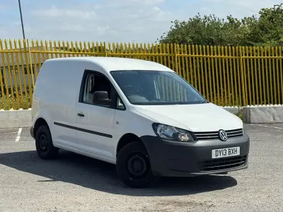 Used VW Caddy 102 HP (75 kW) 2013 White MPV