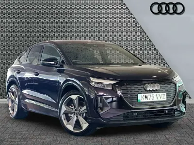 Used Audi Q4 e-tron Black Edition 210 kW (286 HP) 2025 Mauve/purple SUV