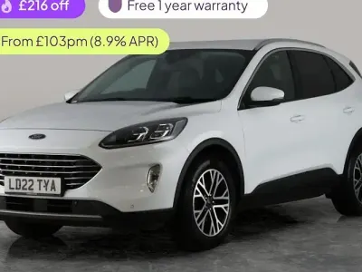 Used Ford Kuga Titanium 120 HP (88 kW) 2021 White SUV