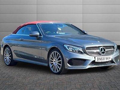 Used Mercedes C220 AMG Line Premium Plus 170 HP (125 kW) 2018 Grey Cabriolet