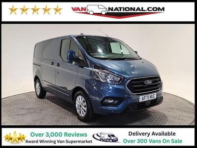 Used Ford Transit Custom Limited 130 HP (95 kW) 2021 Blue Van