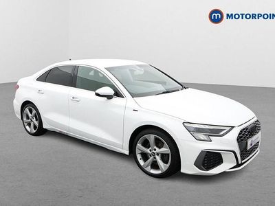 White Used 2021 Audi A3 S-Line Sedan | £19,349 (Fair price)
