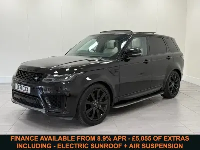 Used Land Rover Range Rover Sport HSE 400 HP (294 kW) 2022 Black SUV