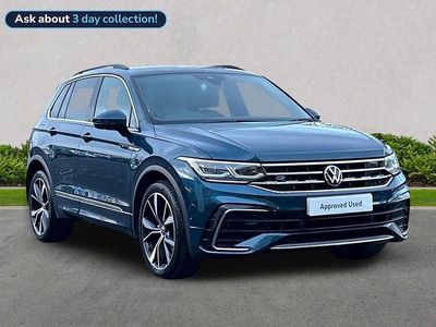 Blue Used 2022 VW Tiguan R-line SUV | £26,037 (Fair price)