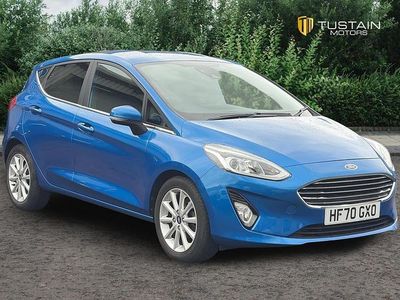 Begagnad Ford Fiesta Titanium 125 HK (91 kW) 2020 Blå Halvkombi