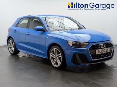 Blue Used 2019 Audi A1 Sportback S-Line Hatchback | £15,750 (Fair price)