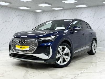 Used Audi Q4 e-tron S-Line 150 kW (204 HP) 2022 Blue SUV