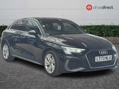 Used Audi A3 Sportback S-Line 2023 Black Hatchback