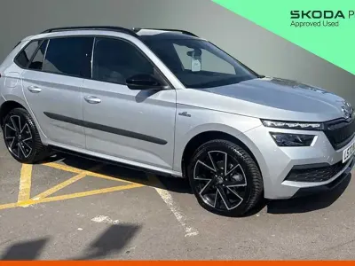 Used Skoda Kamiq Monte Carlo 110 HP (80 kW) 2022 Brilliant silver metallic SUV