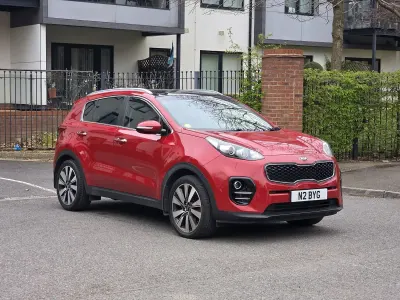 Used Kia Sportage 141 HP (103 kW) 2017 Red SUV