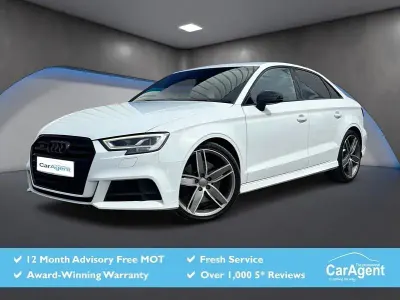 Used Audi S3 Black Edition 2017 White Sedan