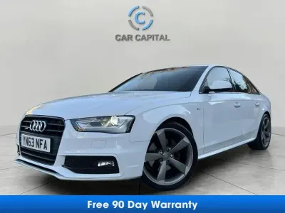 Used Audi A4 Black Edition 225 HP (165 kW) 2013 White Sedan
